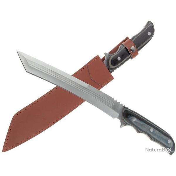 ENCHERE MACHETTE TANTO AVEC ETUI EN CUIR