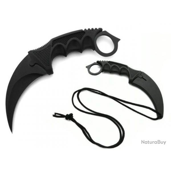 ENCHERE KARAMBIT NOIR