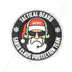 Patch TACTICAL BEARD, patch en caoutchouc / 3D - JTG