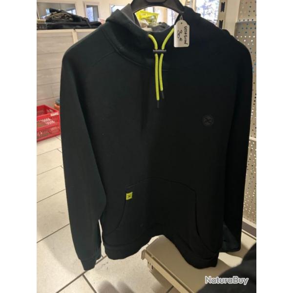 SWEAT BLACK EDITION HOODY BLACK/LIME XL MATRIX (OCCASION)