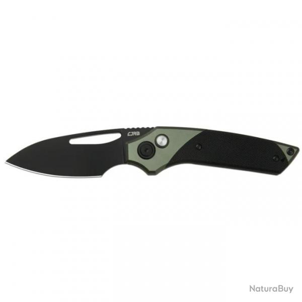 Couteau CJRB Cutlery Version Green/Black Manche Aluminium Lame Acier AR-RPM9 Blk IKBS Clip J1949BBK