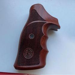 grips crosse bois target pour smith wesson carcasse N square butt target