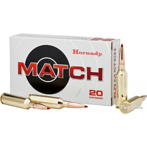 Munitions HORNADY 6.5 prc 147 gr ELD Match par 20