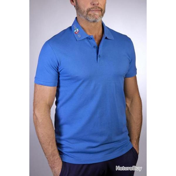 POLO CASTELLANI BLEU