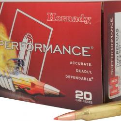 Munitions HORNADY Cal.7mm Rem Mag. 139gr SST Superformance PAR 60