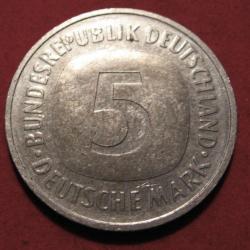 ALLEMAGNE piece de 5 deutsche  mark 1989