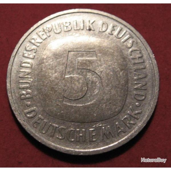 ALLEMAGNE piece de 5 deutsche  mark 1989