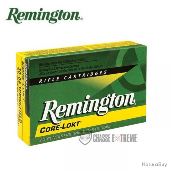 20 Munitions REMINGTON Core Lokt  PSP Cal 30-06 Sprg 220Gr