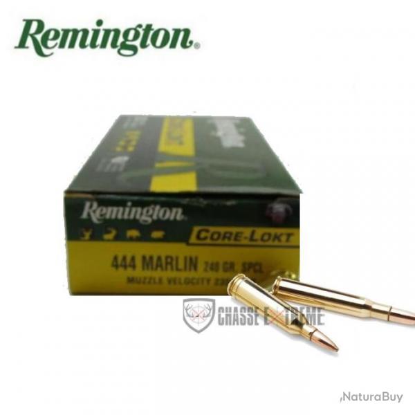 20 Munitions REMINGTON Core Lokt Cal 444 Marlin 240Gr SP