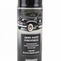 Bombe Peinture Militaire 400mL BLACK HIGHT GLOSS