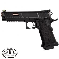 Pistolet airsoft GBB, CO2 1,2 joule, 330 fps, MS, STI Combat Master