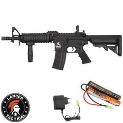 Pack Airsoft Complet Lancer Tactical M4 - LT-02 MK18 MOD0 - Performance & Précision