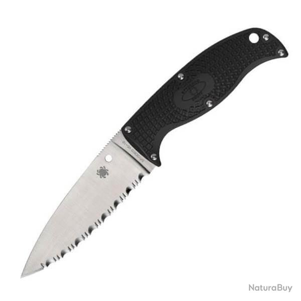 FB31SBK2 Couteau fixe dent Spyderco "ENUFF 2"