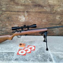 Marlin XT-22 + lunette + bipied + munitions + cibles