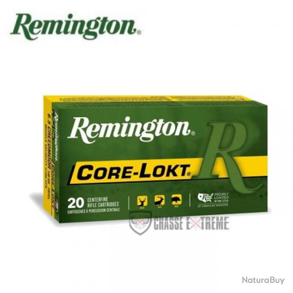 20 Munitions REMINGTON Core Lokt Cal 6,5 Creedmoor 140Gr PSPCL