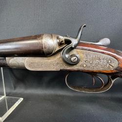 FUSIL DOUBLE T.WILD (année 1896) cal 12