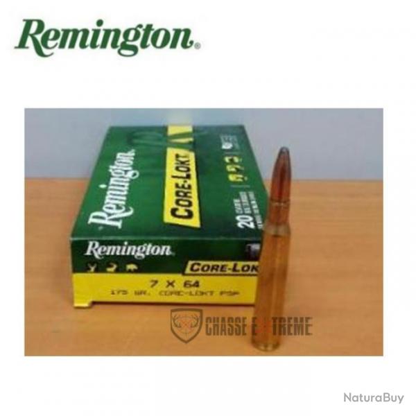 20 Munitions REMINGTON Core Lokt Cal 7x64 140Gr PSPCL