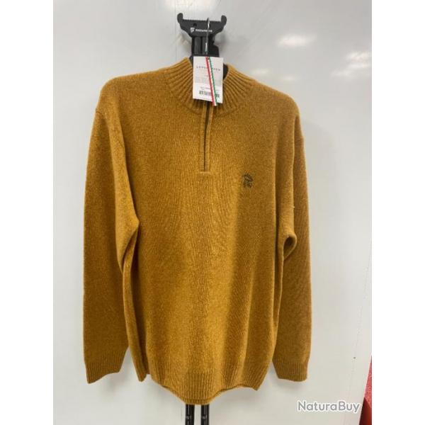 PULL-OVER JAUNE 100 % PUR LAINE MADE IN ITALIE