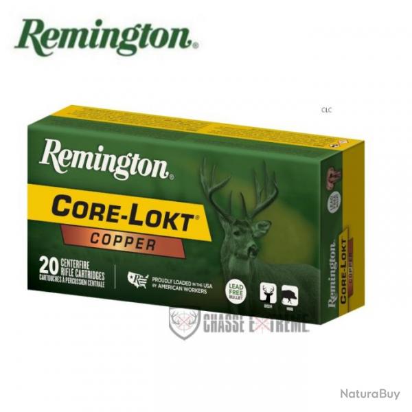 20 Munitions REMINGTON Core Lokt Copper HP Cal 243 Win 85Gr