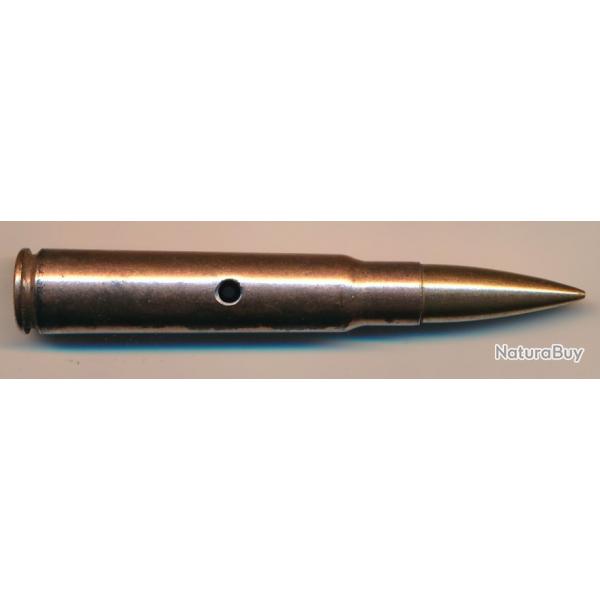 CARTOUCHE 7,92 x 57 Mauser  ww2 Allemagne SmK (Perfo) Code P249 VIIIg1 2139, tui acier cuivr