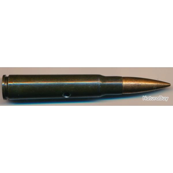 CART. 7,92 x 57 Mauser ww2 Allemagne SmE noyau acier, code : aux St+ 17 43, tui acier laqu jt bleu