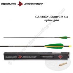 SKYLON ARCHERY 12 Flèches EBONY ID 5.2 500 Flèches coupées et inserts collés