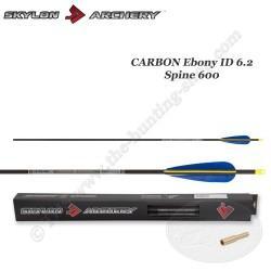 SKYLON ARCHERY 12 Flèches EBONY ID 5.2 600 Flèches coupées et inserts collés