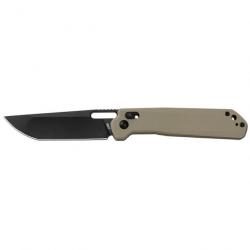 Couteau CJRB Bellona Desert Manche G10 Lame Tanto Acier AR-RPM9 Black IKBS Crossbar Lock J1947BDE