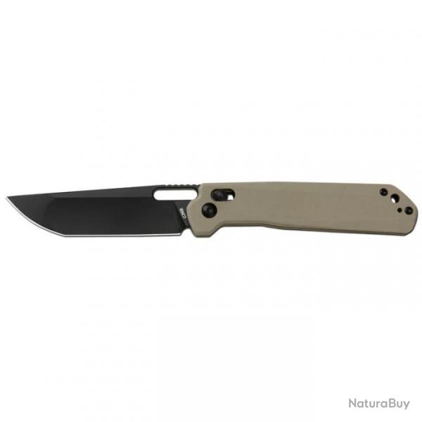 Couteau CJRB Bellona Desert Manche G10 Lame Tanto Acier AR-RPM9 Black IKBS Crossbar Lock J1947BDE