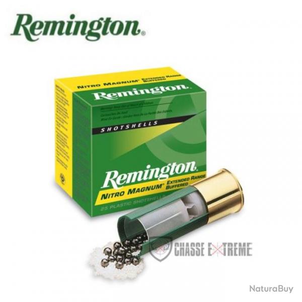 25 Munitions REMINGTON Nitro Magnum Cal 20/76 35.5Gr PB 4