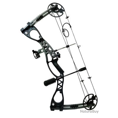 Arc à poulie Bowtech Carbon Zion 25,5-30,5 - Gaucher / 60 Lbs / Flat