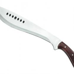 BEL1442 MACHETTE HERBERTZ LAME A TROUS 33CM ACIER MANCHE PACCA + ETUI NEUF