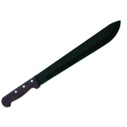 BEL1443 MACHETTE HERBERTZ LAME NOIRE 25CM ACIER MANCHE PACCA + ETUI NEUF