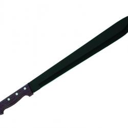 BEL1445 MACHETTE HERBERTZ LAME NOIRE ACIER 45CM MANCHE PACCA + ETUI NEUF