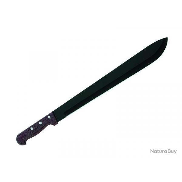 BEL1445 MACHETTE HERBERTZ LAME NOIRE ACIER 45CM MANCHE PACCA + ETUI NEUF