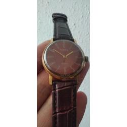 VOSTOK MONTRE MÉCANIQUE ANCIENNE PLAQUÉE OR URSS CCCP 1970