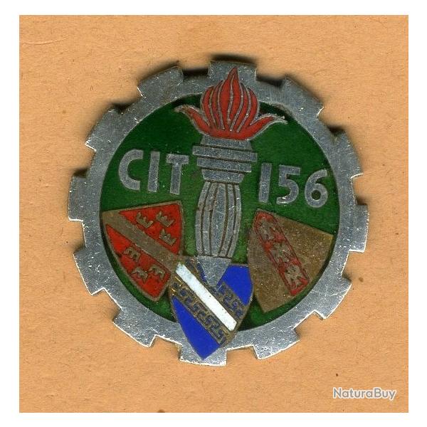 Insigne CIT 156 - CENTRE d'INSTRUCTION du TRAIN N156   SANS ATTACHE