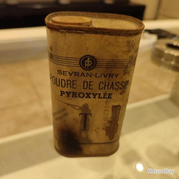 Boite ancienne poudre de chasse