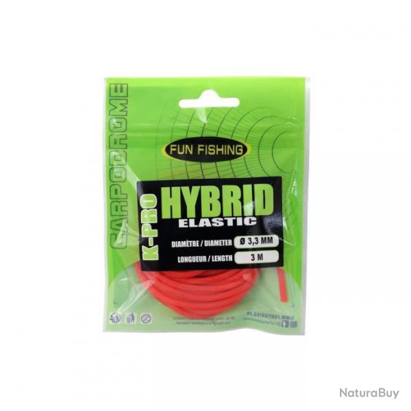 ELASTIQUE K-PRO HYBRID ELASTIC 3m 3,30mm FUN FISHING