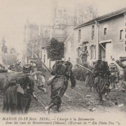 CPA - 55 - REMBERCOURT - 1914 - charge a la baïonnette - animée - écrite 1916