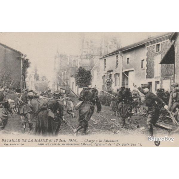 CPA - 55 - REMBERCOURT - 1914 - charge a la baonnette - anime - crite 1916