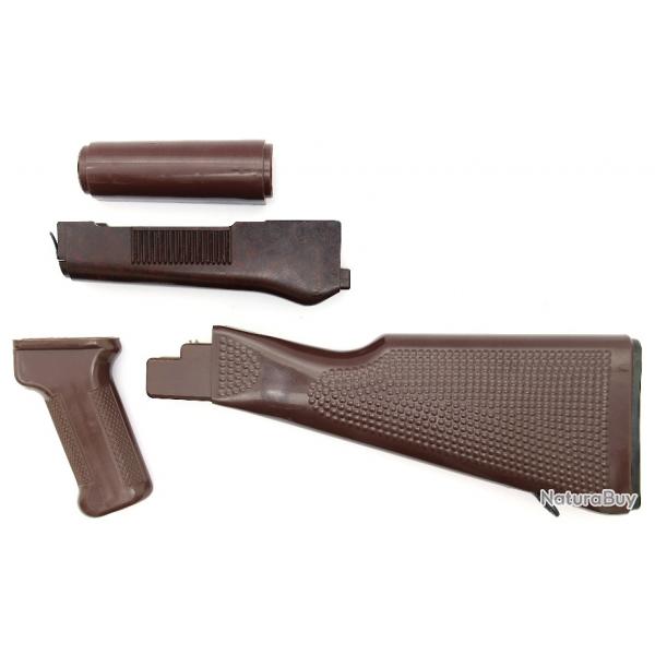 Ensemble crosse + garde-main infrieur et suprieur + poigne pistolet AKM RDA (MPi KM-72)