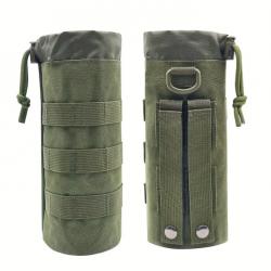 Sacoche porte bouteille-gourde tactique kaki
