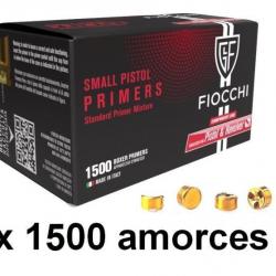 Promotion jusqu'au 30/11/2024 Amorces Fiocchi Small Pistol / 1500