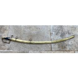 Sabre du Chef d'Escadron aux Chasseurs de la Vienne, N' 23. PERRIN DE Marie Antoine Guillaume.