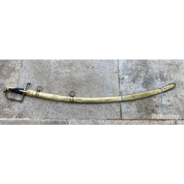Sabre du Chef d'Escadron aux Chasseurs de la Vienne, N' 23. PERRIN DE Marie Antoine Guillaume.