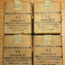 Boite de 18 munitions 6,5 carcano de 1943