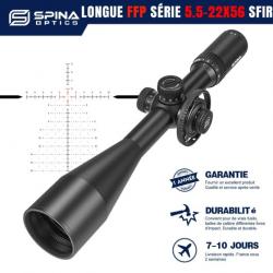 SPINA OPTICS HD 5.5-22X56 SFIR 11mm dual mount2