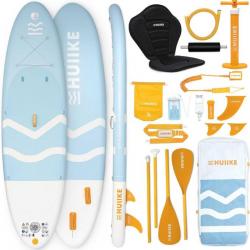 Paddle Gonflable Adulte Accessoires de Qualité Stand Up Paddle avec Pagaie Double Siege Kayak