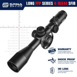 SPINA OPTICS HD4-16x44SFIR -only SFP scope paiement 3 ou 4 fois LIVRAISON GRATUITE